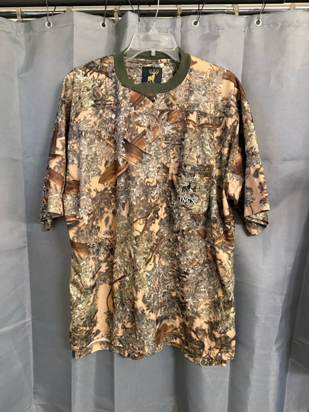 Kings Camo Camouflage Short Sleeve Tee - Brown/Green